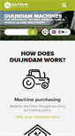 Mobile Screenshot of duijndam-machines.com